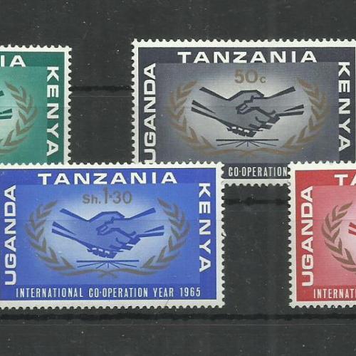 1965.- Uganda - Kenya - Tanzánia - MNH/** - Az együttműködés éve