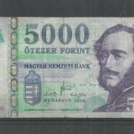 2008.- 5000 forint - használt állapot - BA - 776