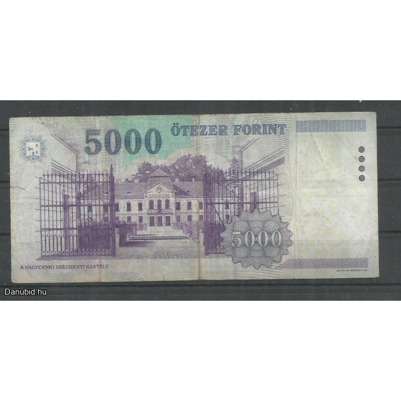 2008.- 5000 forint - használt állapot - BA - 776