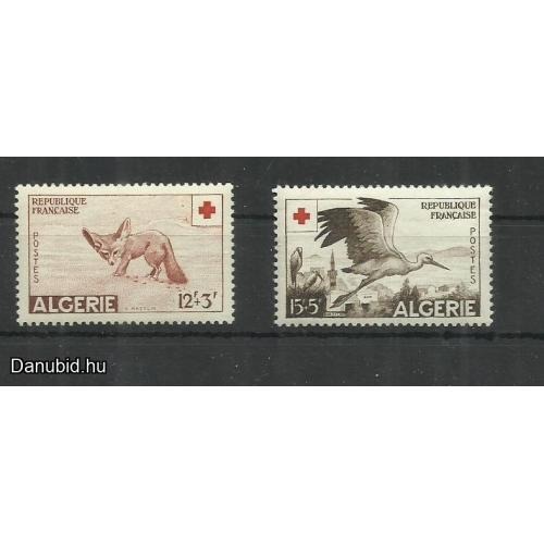 1957.- Franciaország - MNH/** - Vöröskereszt -2 db - Algéria