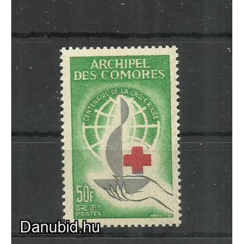 1963.- Comorre szlgetek - MNH/** - A vöröskereszt centenáriuma