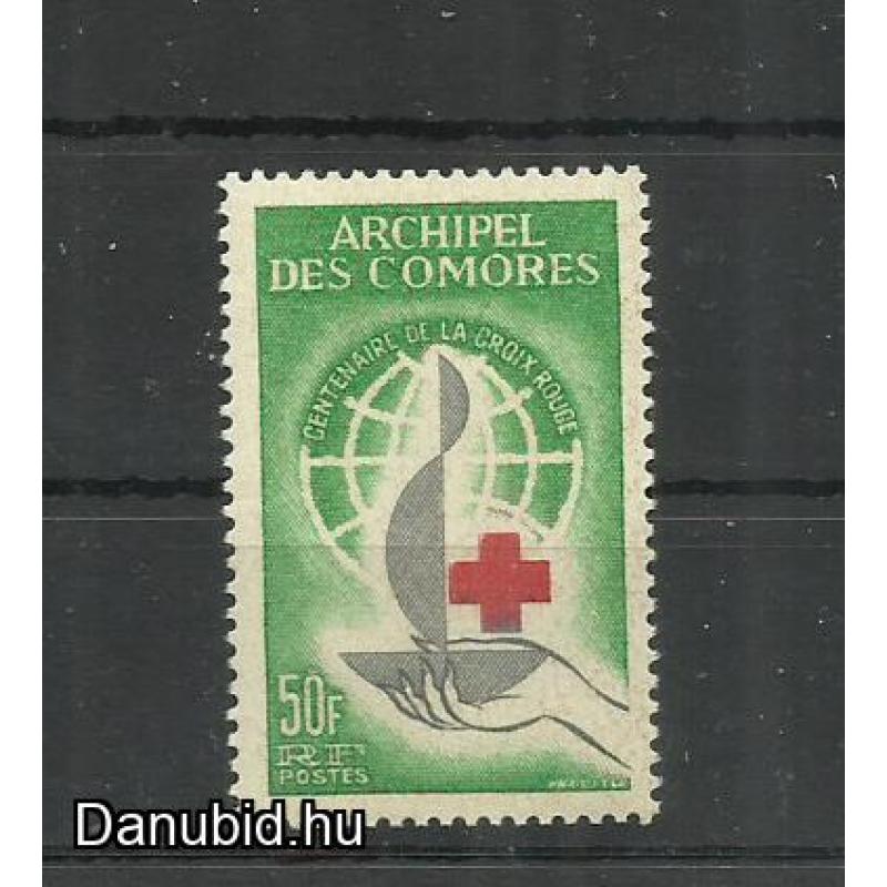 1963.- Comorre szlgetek - MNH/** - A vöröskereszt centenáriuma