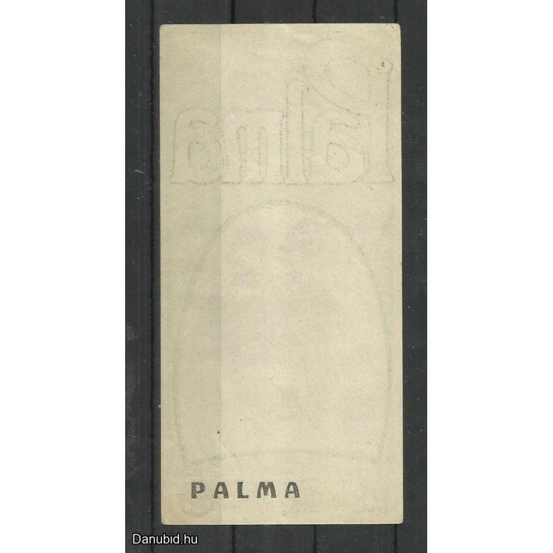 1920.-  1 db számolócédula - Palma -V