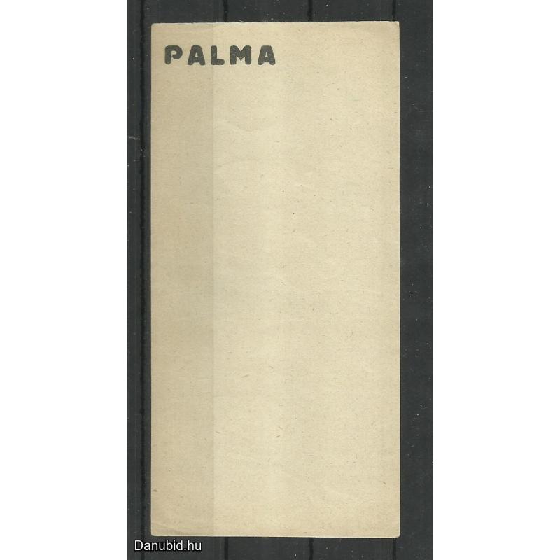 1920.-  1 db számolócédula - Palma -VI