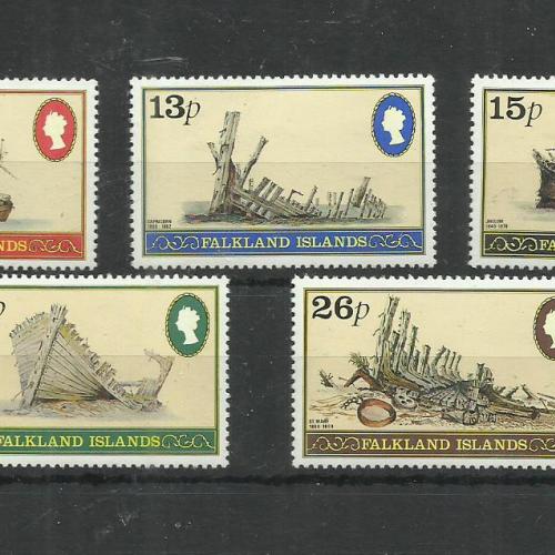 1982.-Falkland szigetek - MNH/** - Hajóroncs sor -