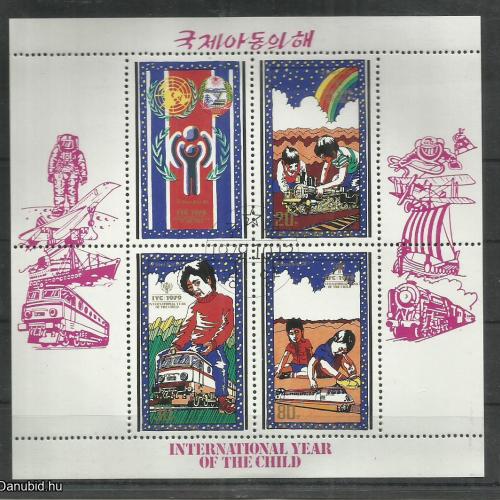 1979.- Korea - MNH/** - blokk - Gyermekek  Nemzetközi éve