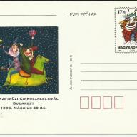 Cirkusz-díjjegyes levelezőlap