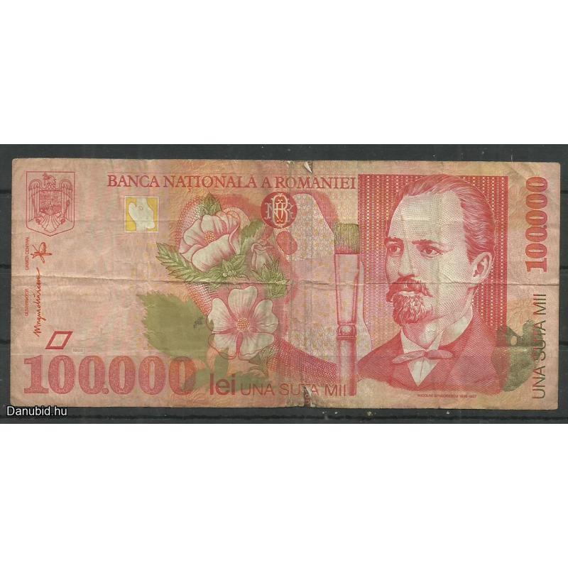 1998.- Románia- 100000 lei -használt