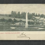 1905.- Üdvözlet Felső- Ruzsbach fürdőből - futott képeslap