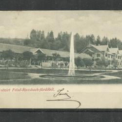 1905.- Üdvözlet Felső- Ruzsbach fürdőből - futott képeslap