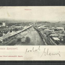 1904.-Üdvözlet Eperjes - futott képeslap