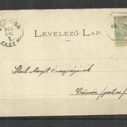 1905.- Üdvözlet Felső- Ruzsbach fürdőből - futott képeslap