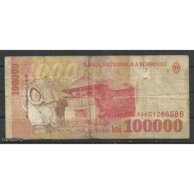 1998.- Románia- 100000 lei -használt