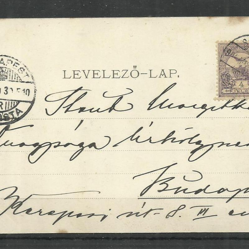 1900.-Üdvözlet Szegzárdról/Szekszárd/ - futott képeslap