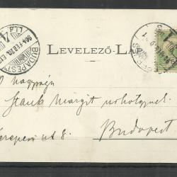 1904.-Üdvözlet Eperjes - futott képeslap