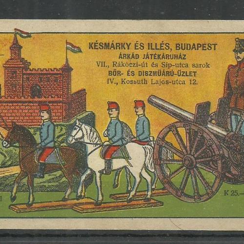 1920.-  1 db számolócédula - Árkád - Késmárky - Katona