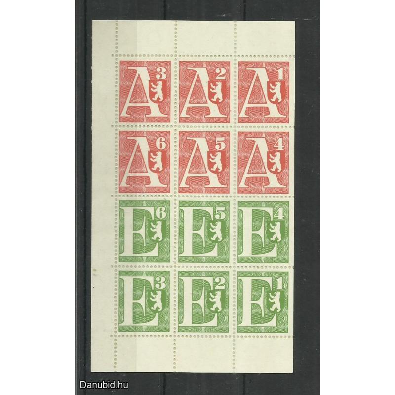 1965.- Németország - bélyegfüzet - MNH/** - Csomagbélyeg