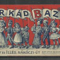 1920.-  1 db számolócédula - Árkád - Késmárky - Zászlók