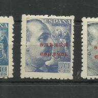 1941. - Spanyol Szahara- MNH/** -3 db - felülnyomott