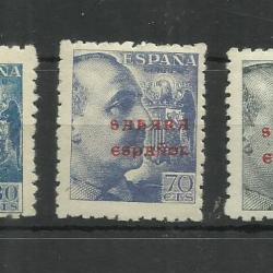 1941. - Spanyol Szahara- MNH/** -3 db - felülnyomott