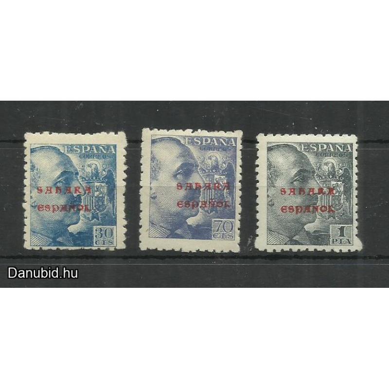 1941. - Spanyol Szahara- MNH/** -3 db - felülnyomott