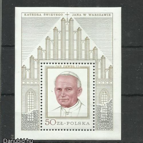 1979.- Lengyelország - MNH/** - blokk - II.János Pál pápa