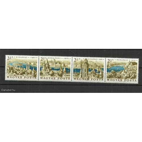 1961.- Magyar - MNH/** - ív - bélyegnap(34.) - Budapest