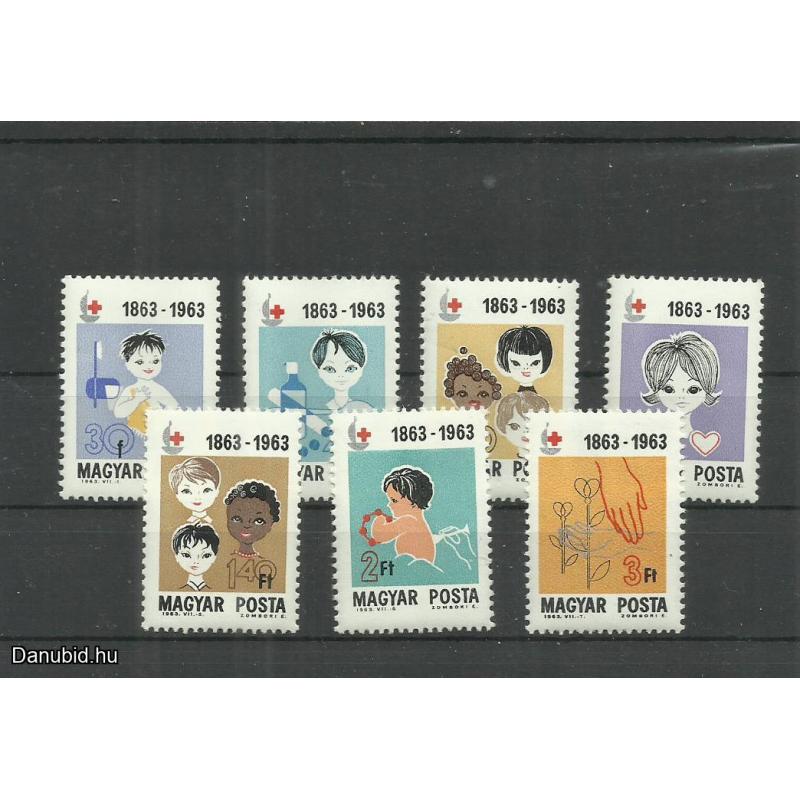 1963.- Vöröskereszt sor - MNH/** - 7 érték