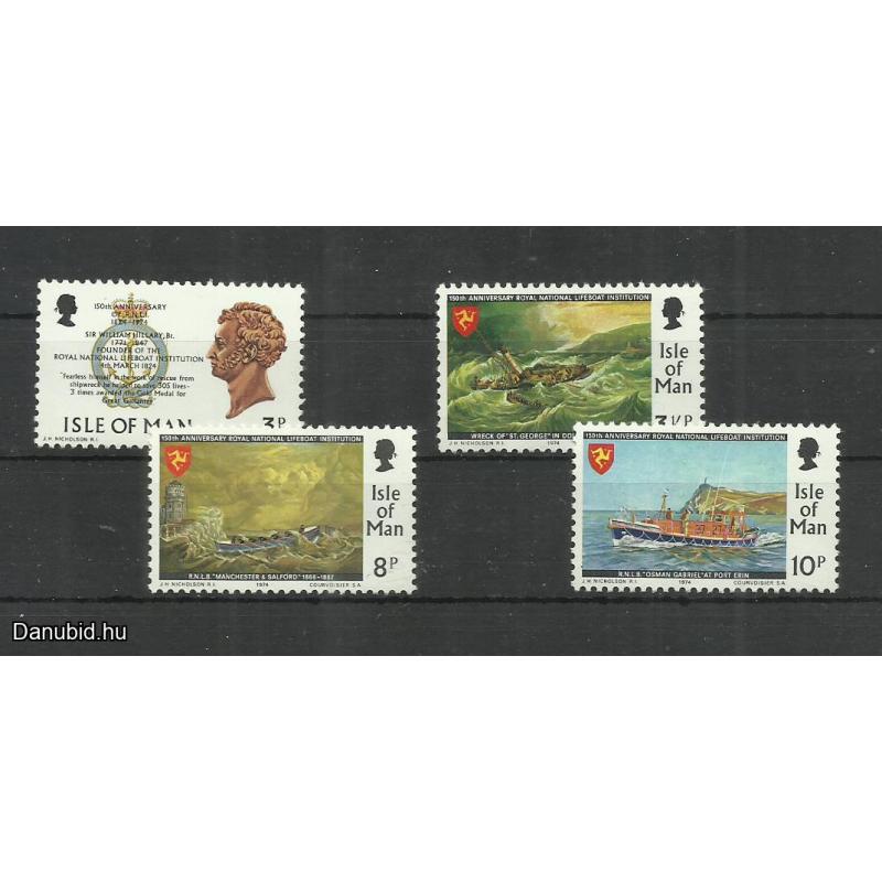 1974.- Isle of Man - MNH/** - Királyi Nemzeti Mentőcsónak-szolgálat