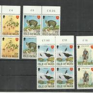 1980.- Isle of Man - MNH/** - blokk - 4 x madár - macska - holló