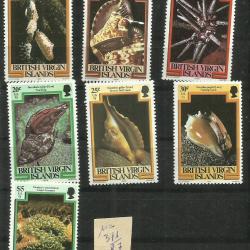 1979–80.-  Brit Virgin-szigetek - MNH/** - Tengeri élővilág