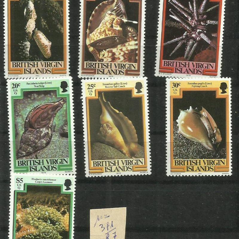 1979–80.-  Brit Virgin-szigetek - MNH/** - Tengeri élővilág