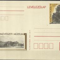 Levelezőlap - 75 éves a Szépművészeti múzeum- díjjegyes - 1981