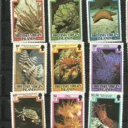 1979–80.-  Brit Virgin-szigetek - MNH/** - Tengeri élővilág
