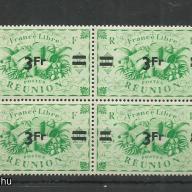 1945.- Réunion - MNH/** - Szabad Franciaország -felülnyomott