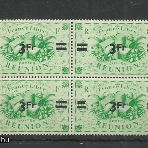 1945.- Réunion - MNH/** - Szabad Franciaország -felülnyomott