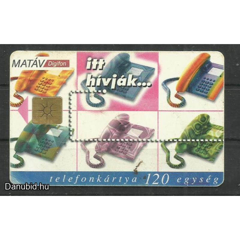 1998.- MATÁV - Magyar Telefonkártya - itt hívják ... itt csörög