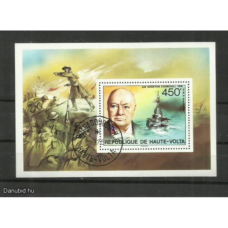 1975.- Felső Volta - blokk - MNH/** - Winston Churchill