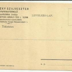1930.- Szeged - Dobóczky Szilveszter -paprikatermelő