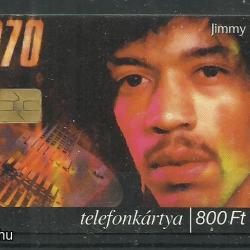 1970 Jimmy Hendrix Magyar Telefonkártya - Magyarország