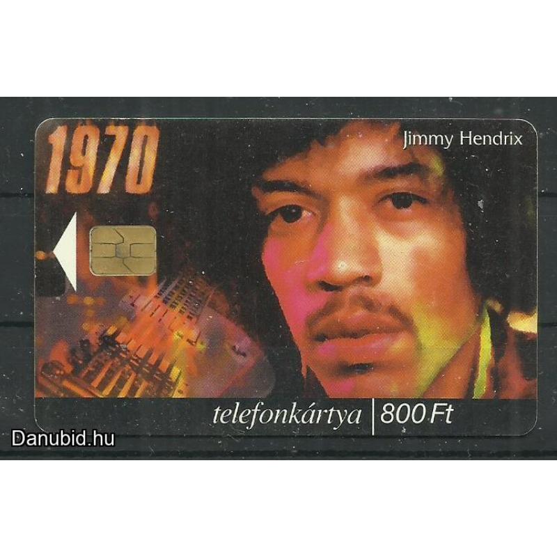 1970 Jimmy Hendrix Magyar Telefonkártya - Magyarország