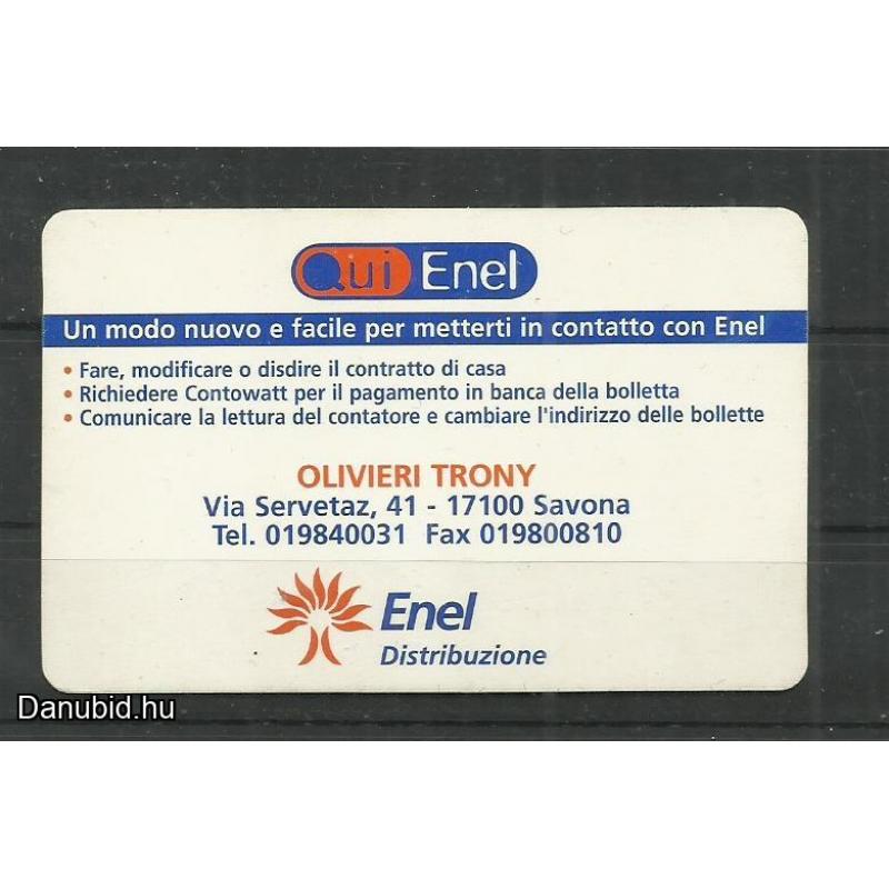 Olaszország - Lira - Euró átváltó kártya