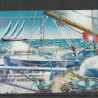 1972.- Egyenlítői-Guinea- vágott blokk - MNH/** - Transzatlanti átkelés