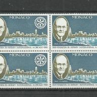 1980.- Monaco - MNH/** 4 x - Chicagói Rotary Klubok