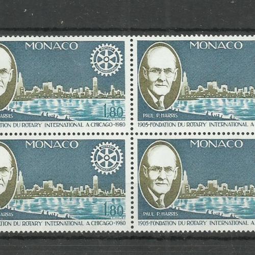 1980.- Monaco - MNH/** 4 x - Chicagói Rotary Klubok