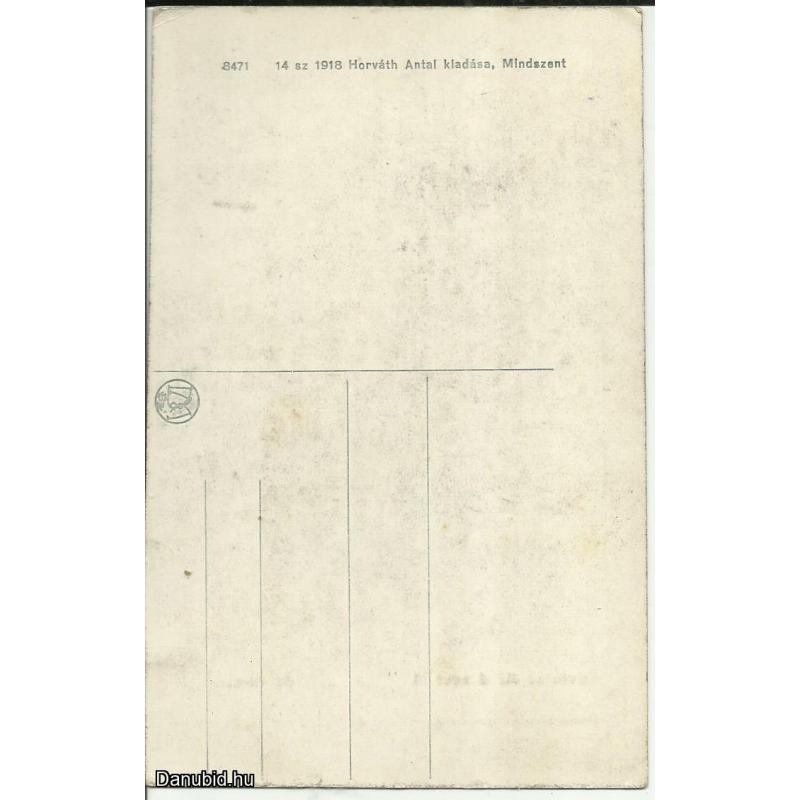 1918.- Mindszent- képeslap
