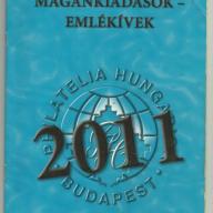 2011.- Magánkiadások -Emlékívek -katalógus