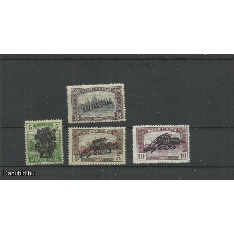 1920.- Búzakalász MNH/** - 4 db