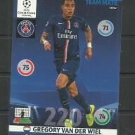 2014 - 2015.- Gregory van der Wiel- gyűjthető kártya