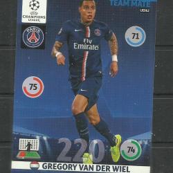 2014 - 2015.- Gregory van der Wiel- gyűjthető kártya